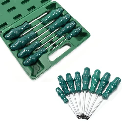 NEIQIUWING Juego de destornilladores Torx T8-T40 para un mantenimiento preciso con mango antideslizante