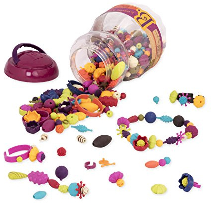 B. Toys BX2148Z Arty Snap 500 st – poppärlor – smyckestillverkningskit, multi, set