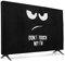 kwmobile Funda para Monitor 43 TV - Cubierta Protectora para Interior - No toques mi TV