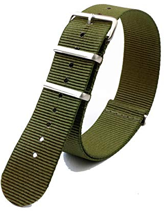 Praetorian® NATO Armband - NATO Strap - Uhrenarmband - Military Green - hochwertige Verarbeitung (Breite: 20mm)