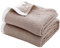 SE SOFTEXLY Coperta Morbida Colore del Caffè,Coperta di Cotone Coperta Fluffy di Alta Qualità,Coperta in Mussola di Cotone Leggera e Confortevole per Tutta la Stagione,150 x 200 cm