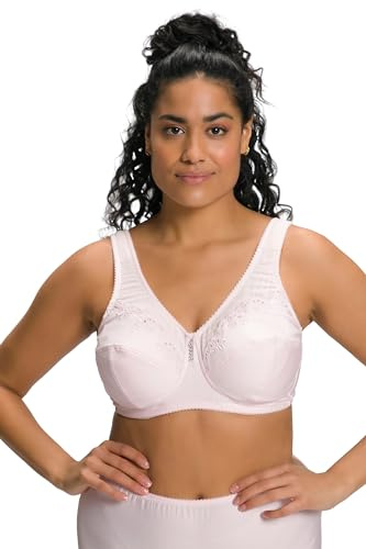 Ulla Popken Damen Entlastungs-BH, Ohne Bügel, Strassanhänger, Cup C - G BHS