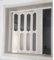 Puertas abatibles Pequeña Ventana Corredera Plegable Personalizable, Puerta Acordeón Interior con Tiradores/Cristal/Tornillos, Puerta Plegable de PVC para Ático/Supermercado/Cocina/Armario(100x80