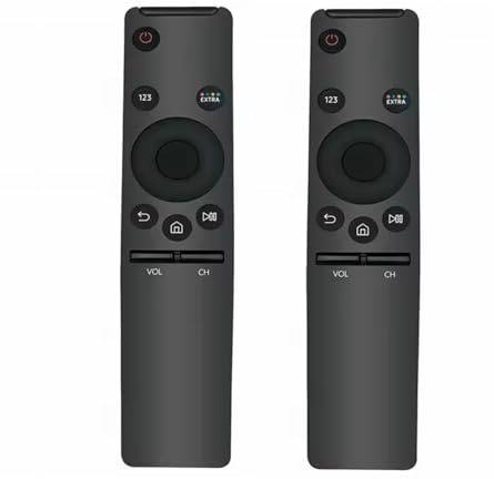 [2 Pack] Universal Remote Control for All Samsung TV LED QLED UHD SUHD HDR LCD HDTV 4K 8K Solar Curved Smart TVs, with Shortcut Buttons