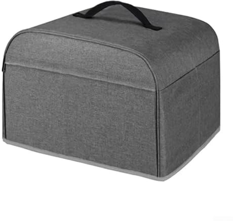 Cubierta antipolvo de tela Oxford impermeable para parrilla interior con bolsillos de almacenamiento y diseño lavable a máquina para proteger del polvo y la suciedad (gris)
