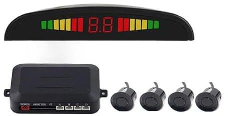 Macchina Sensori Di Parcheggio Sensore Parcheggio Parktronic Radar Retromarcia Posteriore Per Auto Display Rilevatore Monitoraggio Della 4 Canali