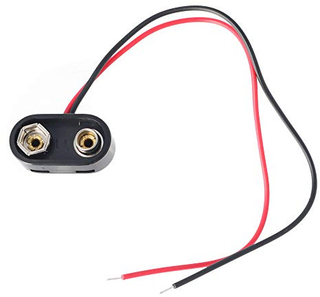 Batterieclip für 9 V Block T-Form 9V Batterie Clip Anschluss (Kunststoff)
