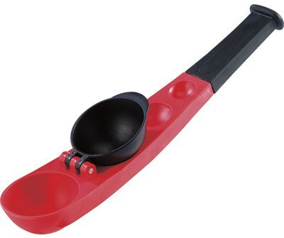 infactory Schneeballzange: Wurfstarke Einhand-Wasserbomben- & Schneeball-Schleuder (Schneeballschleuder, Schleuder für Schneeballschlacht, Ballon)