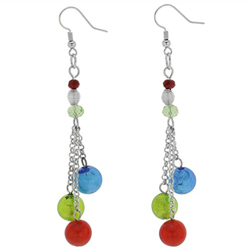 Sorgente Murano Glas Ohrringe - Multicolor