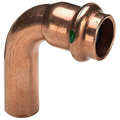 Pressfittinge T-Stück, 45° Bogen, Kappen, Muffen, 90° Bogen, Winkel Pressfittings Reduziermuffen Kupfer Rohrverbindung (90° Bogen - 18 mm (i-a))