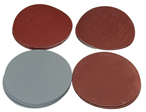 30pcs 150mm 6 inch Grit 800-3000 Sanding Discs Hook Loop Sandpaper Abrasive