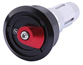 HIGHSIDER Enterprise-EP1 Motorrad Lenkergewichte, (2er-Pack) (Rot)