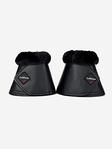 LeMieux Fleece WrapRound Overreach häststövlar - skyddsutrustning och träningsutrustning - häststövlar, wraps och tillbehör (svart - medium)