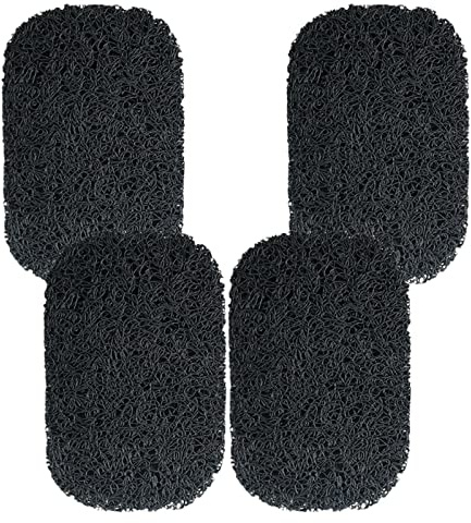 LOVIVER PVC Soap Saver Autodrenante Accesorio Soporte Insertar Antideslizante Durable Multiuso Jabonera Jabonera Soporte para Cocina Fregadero Baño Bañ, Negro