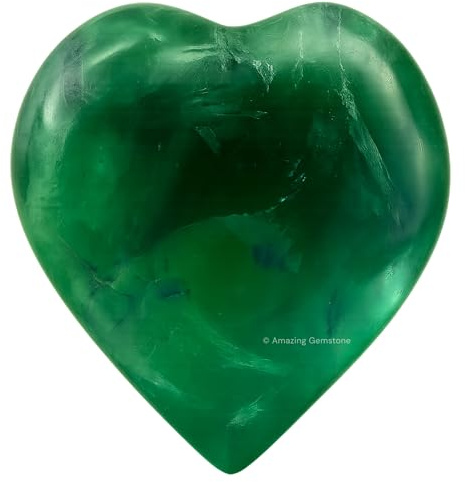 Piedra de palma de cristal de fluorita verde, piedra de preocupación de masaje de bolsillo para equilibrio natural de chakras, curación de reiki y rejilla de cristal