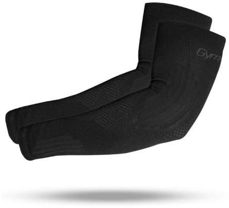 GymBeam Manicotti a Compressione per le Braccia, Compression Arm Sleeves, Unisex, Stabilizzazione Muscoli, Miglioramento del Flusso Sanguigno, Recupero e Prevenzione del Gonfiore Muscolare