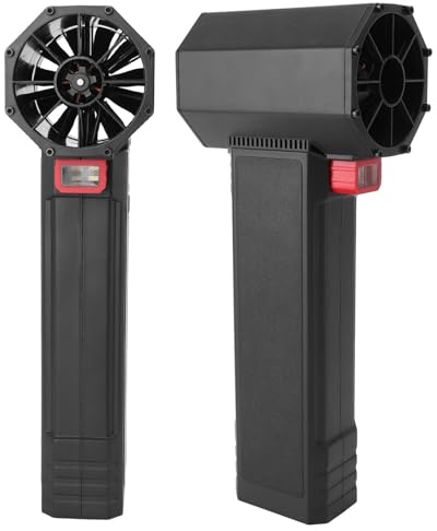 Auto-Gebläse, 60 M/s, 1600 G Schub, 64 Mm Leistungsstarker Elektrischer Luftzerstäuber, 11-Blatt-Mini-Turbo-Lüfter, 4000 MAh Druckluft-Staubwedel, Wiederaufladbarer (EU-Stecker