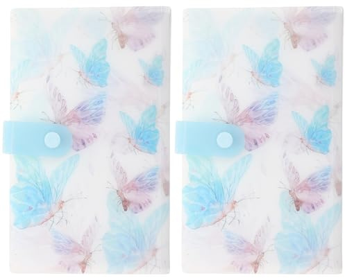 Healeved Nagelkunst Aufbewahrungsalbum Mit Kunststoff Cover Großes Fassungsvermögen Für Nagelsticker Organizer Praktisch Zum Schutz Und Ordnung Für Diy Nail Art Sticker