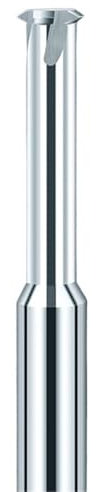 IUBPWMS 1 Stück CNC-Schaftfräser, 60 Grad Wolframkarbid-Einzelzahn-Spiralfräser M2 M2,5 M3 M4 M5 M6 M8 Gewindefräser metrischer Fräser for Stahl, Aluminium(M1.04x0.25 Aluminum)