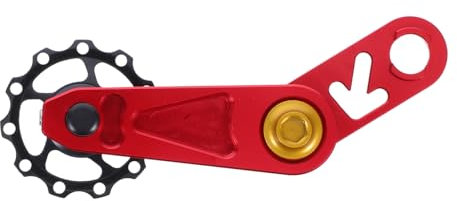 JEWEDECO Bicycle Chain Tensioner Single for Folding Bikes Chain Link Guide Speed Adjuster
