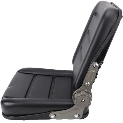 Pongnas Asiento de Tractor Universal, Asiento del Tractor del de Césped del de Cuero PU Cómodo de Montacargas Universal para Triciclo Vehículo Mecánico Agrícola a Mano