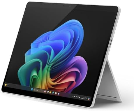 Microsoft Surface Pro (11th Edition) Copilot+ PC - 13” PixelSense Touchscreen Laptop & Tablet, Snapdragon X Plus (10-core), 16GB RAM, 256GB SSD, Wi-Fi 7, Windows 11, 2024 Model, Platinum