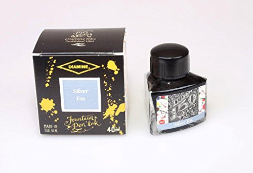 Diamine Ink,150th anniversary ink,Silver Fox,Tinte im Tintenglas,40 ml