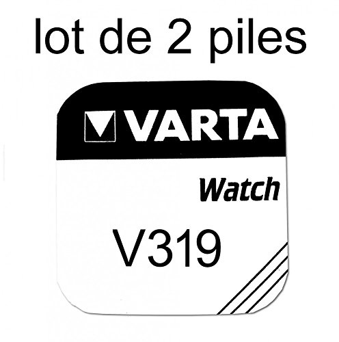 Pile de montre bouton varta 319 SR527SW 1.55v lot 2 piles