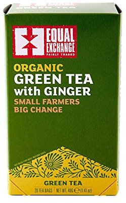 Equal Exchange Organic Green Ginger Tea, 1.05 Ounce