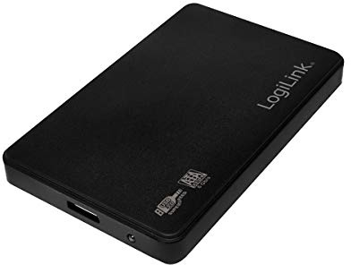 Logilink UA0256 6,35 cm (2,5 Zoll) Festplattengehäuse (SATA, USB 3.0) schwarz