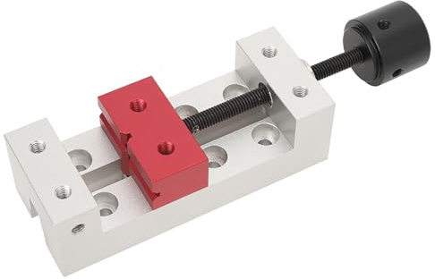 50 mm flacher Schraubstock ， Mini-Flachklemme Flachschraubstockbohrmaschine Flachschraubstock ， Mini-Aluminium-Flachklemmtisch Tischschraubstockbohrschraubstockschraubstock-Befestigungswerkzeug