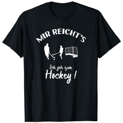 Ich geh zum Hockey! - Lustiges Hockey-Fan Hockeyspieler T-Shirt