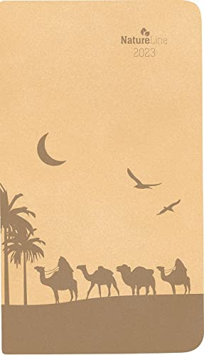 Taschenkalender Nature Line Sand 2023 - Taschen-Kalender 9x15,6 cm - 1 Woche 2 Seiten - 128 Seiten - Umwelt-Kalender - mit Hardcover - Alpha Edition