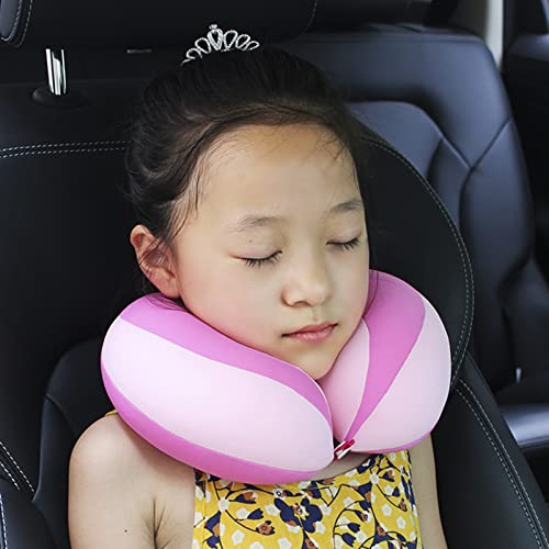 Nackenkissen Kinder Travel Neck Pillow Baby Nackenstützkissen Weich Nackenhörnchen Waschbar Nackenpolster Kindersitz Reisekissen Autositz Schlafkissen Ergonomisch Nackenstütze Kinderwagen Reise Haus