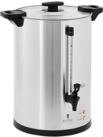 Royal Catering RC-CU20-2 Percolateur 20 L acier inoxydable Cafetière percolateur Pro cafetiere Percolateur à café