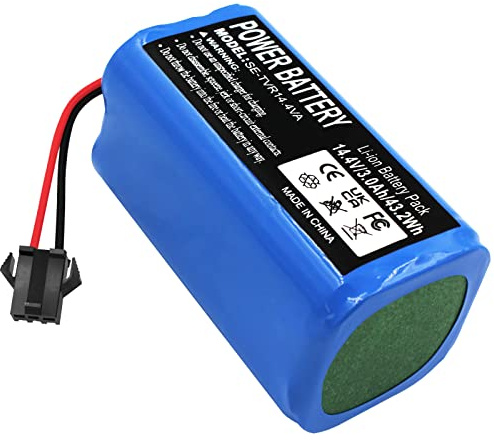 Batería de aspiradora 3000mAh 14,4V Li-Ion para CECOTEC CONG1002 para Mamibot ExVac 660 para CECOTEC 990 1190 950