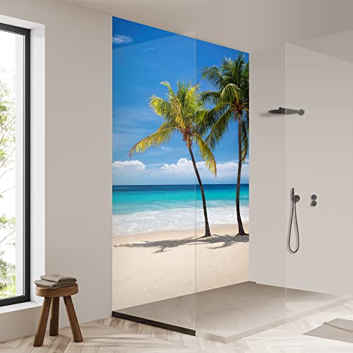 yourplate Duschrückwände mit individueller Größe (1 Rückwand – Premium Matt – so600) – Duschrückwand Alu mit Feuchtigkeitsschutz – Rückwand Dusche zur einfachen Montage