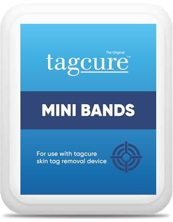 Tagcure Mini-Bänder Nachfüllpack - 10 Ersatzbänder für Hautmarken-Entfernungsgerät - (0,5 cm oder größer)