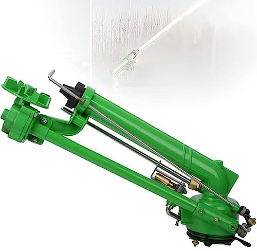 Pistolet pulvérisateur d'irrigation de ferme, pulvérisateur d'arroseurs de jardin, plage d'eau de 22 à 41 m, entraînement à 360 degrés, pour arroser les plantes, les fleurs, les légumes