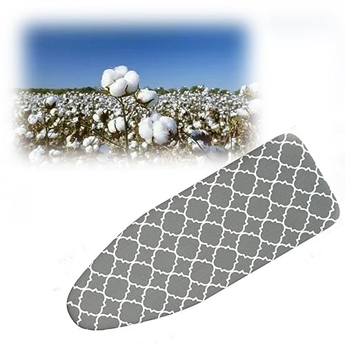 EMENAR Bügelbrettbezug Extra Dicker Widerstehendes Ersatzbezug 90x30cm 100x34cm 110x34cm 120x38cm Standard Bügelbrettbezüge Mit Bügelmatte (Size : 43x13(110x34cm))