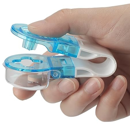 Bewinner Cortador de Pastillas, Eliminador de Medicamentos Portátil, Dispensador de Tabletas, Blíster de Medicina Transparente, Abridor de Paquetes,Herramienta de Asistencia para Individuos