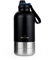 GrandTies Isolierte tragbare Hundewasserflasche mit 2 abnehmbaren Hundenapfspender, auslaufsicherer Reisebehälter für Hundefutter, Hundezubehör für Spaziergänge Wandern Camping (1890 mL, Mattschwarz)