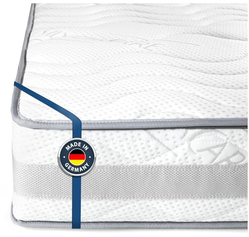 BMM Colchón 135x200 cm Comfort 23, con firmeza H3 Firme, colchón de Espuma fría de 7 Zonas ortopédicas, Altura de 23 cm.