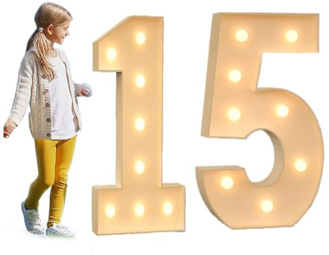 70CM/100cm120CM Numeri luminosi for tendone Numeri for mosaico for feste di compleanno Numeri for pannelli in schiuma KT con lampadina a LED Decorazione for sfondo Kit fai da te for decorazioni for an