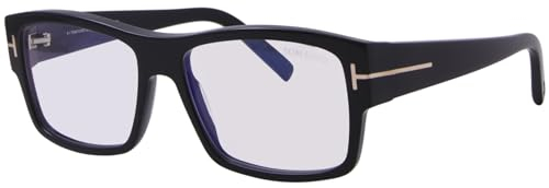 TOM FORD Unisex FT5941-B Lunettes de Soleil, Shiny Black, 55