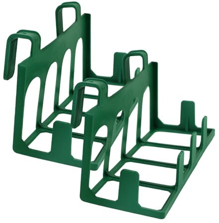 Yardenfun Panier à plantes suspendu pour podium 2 pièces Support de séchage vert Support mural Support de plafond Support à air Support pour pot de fleurs Support vertical pour pot