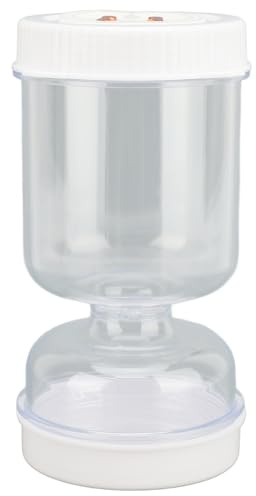 TYTOGE Tarro de Pepinillos, Tarro de Reloj de de Oliva de 50 Oz con Colador, Tarro Separador de Jugo de Pepinillos a Prueba de Fugas Tarro de Pepinillos con Tapa para