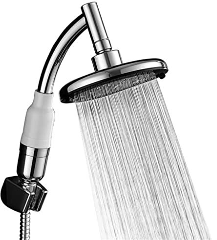 Shower Head Alcachofa de Ducha de Mano Grande Hidromasaje eléctrico Aumento de presión Ahorro de Agua Accesorios para Cabezal de Ducha de Lluvia Grande (Fruta Blanca melocotón5) (Fruta Blanca