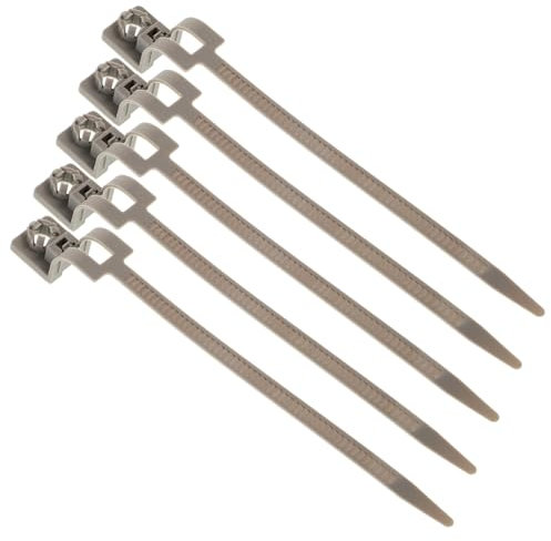 JECOMPRIS 5stücke Kabelbaumbinder Auto Mit Druckbefestigung Nylon Selbstsichernd Einsteck-kabelbinder Für Kabelbäume Und Schläuche Langlebige Drahtclips Für Außenbereich