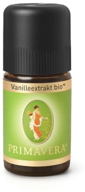 PRIMAVERA Ätherisches Öl Vanilleextrakt bio 5 ml - Aromaöl, Duftöl, Aromatherapie - erheiternd, ausgleichend, aphrodisierend - vegan